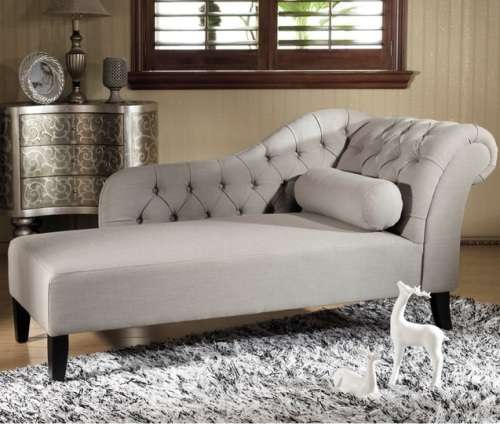 Baxton StudioTufted Chaise Lounge day bed