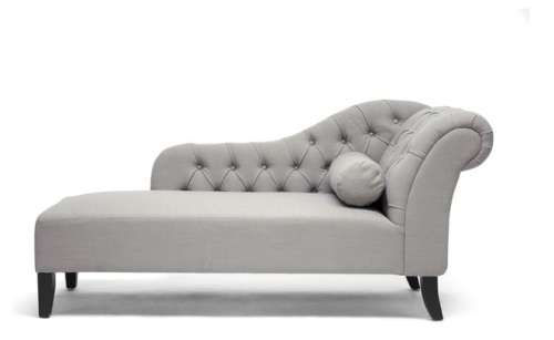 Baxton StudioTufted Chaise Lounge day bed