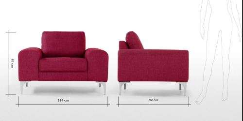 Russell armchair  - couch, lounge suite