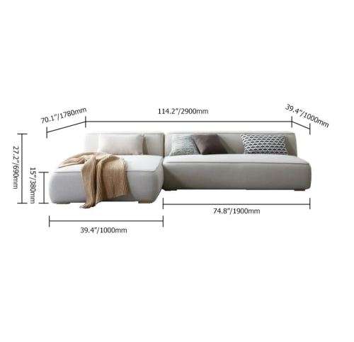 Lexi Sectional - L Shaped Sofa