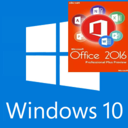 Bundle Offer**Microsoft Office Professional 2016 + Windows 10 Professional