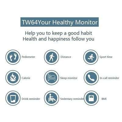 Yellow Supersonic OLED Smart Wrist Band Bracelet Watch Health Pedometer Bluetooth for Android IOS