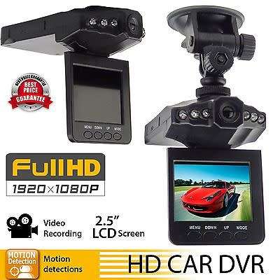HD DVR - Infrared Lights 2.5" TFT LCD Car HD DVR Camera Audio Video Recorder