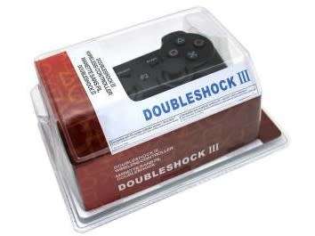 DoubleShock III 3 Replacement wireless Bluetooth gamepad controller, BT/USB, for Sony PS3