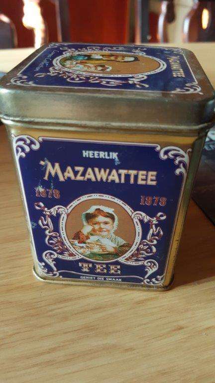Mazawattee tea tin