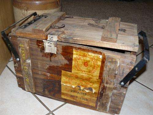 Old ammunition box - beautiful