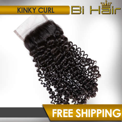 Lace Closure Brazilian Kinky curl