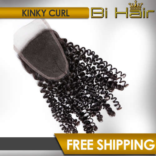 Lace Closure Brazilian Kinky curl