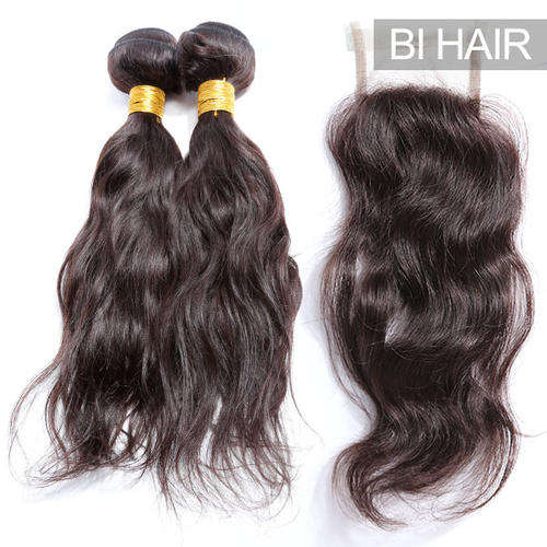 Malaysian  Natural Wave22"+18"+closure 14"