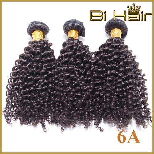Malaysian  Virgin Human Hair  Kinky Curl (300 g=3 bundles )