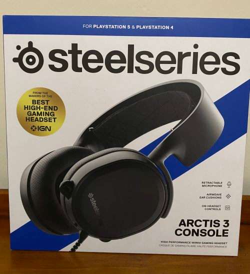 SteelSeries Arctis 3 Console Wired Gaming Headset - Compatible with PlayStation 5!