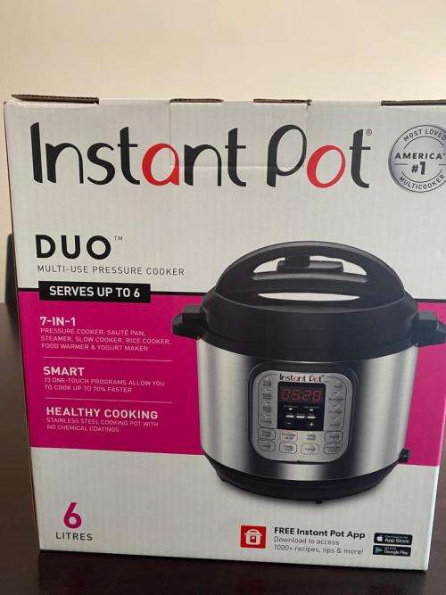 Instant Pot Electric Pressure Cooker Duo 60 (6L) (BRAND NEW!)