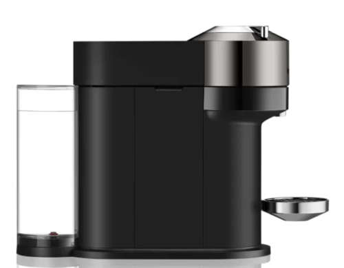 Nespresso Vertuo Next Coffee Machine + 12 capsules - Glossy Chrome (Brand New!)