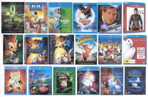 Clearance Sale 2,950 Brand New Sealed Blu Rays and 3D's, Retail R 596,725.00 COLLECTION ONLY
