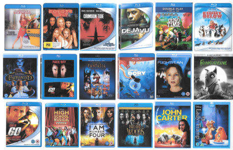 Clearance Sale 2,950 Brand New Sealed Blu Rays and 3D's, Retail R 596,725.00 COLLECTION ONLY