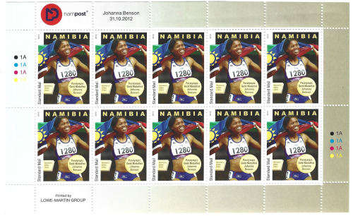 2013 Johanna Benson Full Sheet