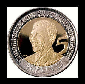 MADIBA 90th BIRTHDAY UNC, SEALED IN COIN HOLDERS, Bid per Coin