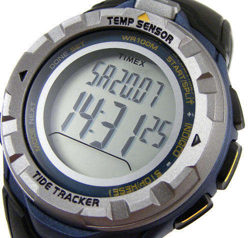 Timex Expedition Adventure Coastline Indiglo TideTracker - Temperature, Chronograph, Alarm and more!