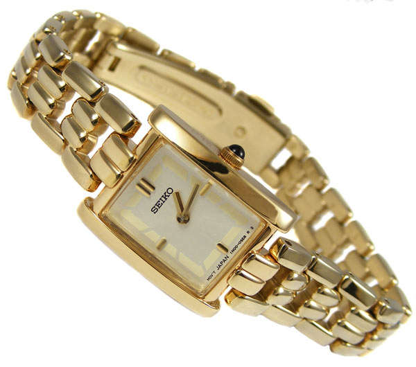 SEIKO Ladies Petit Gold Toned Stainless Steel Quartz