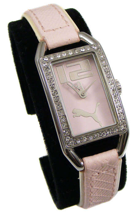 PUMA Ladies Pure Pliancy Crystal Accented Quartz