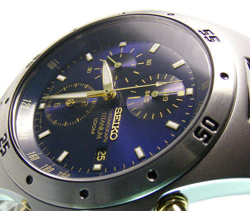 SEIKO SPORT TECH TITANIUM Tachy Chrono goldtone!