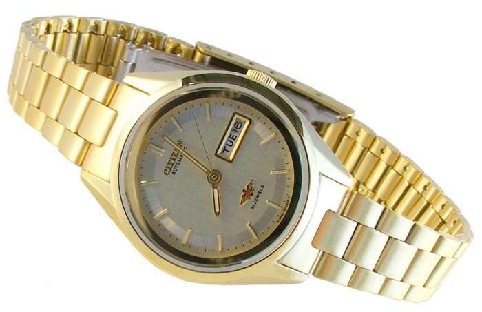 CITIZEN LADIES GOLD TONE EAGLE AUTOMATIC