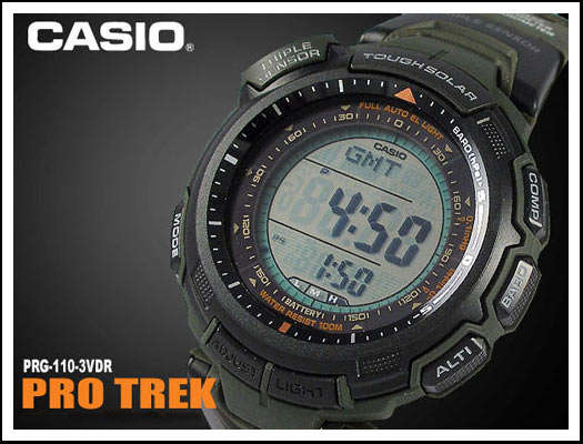 New thinner CASIO PROTREK 3 Sensor Solar Ultimate Adventure Tool!