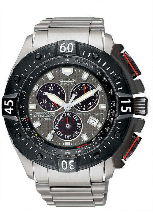CITIZEN Titanium Perpetual Tachy Alarm Chrono **R7599.00**