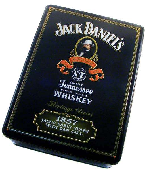 Jack Daniels Collector's Tin with glasses