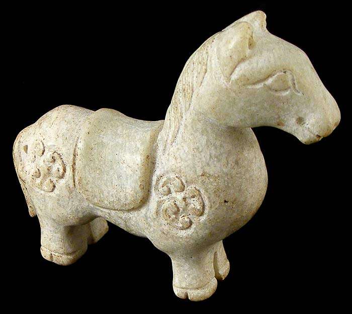 Old Authentic Chinese Jade Horse statuette!