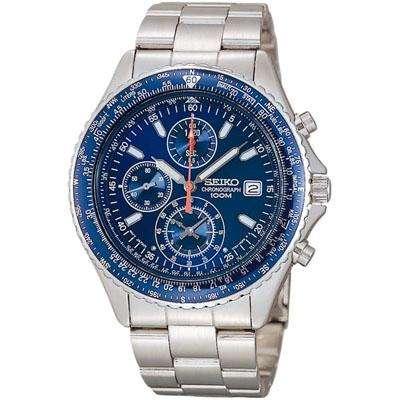 SEIKO aviator's FLIGHTMASTER Slide Rule Oyster Chronograph