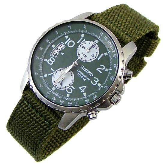 SEIKO "Desert Storm" Scroll Date Tachymeter Chronograph