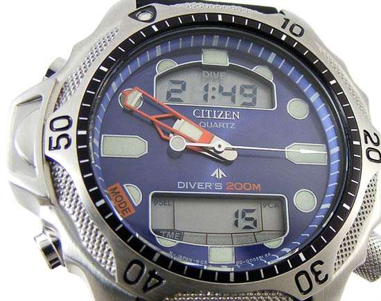 NEW CITIZEN AQUALAND II PRO SCUBA DIVER Depth-Temp-Dive-Log
