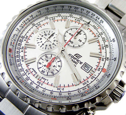 CASIO EDIFICE Aviator SlideRule Pilot's Chronograph