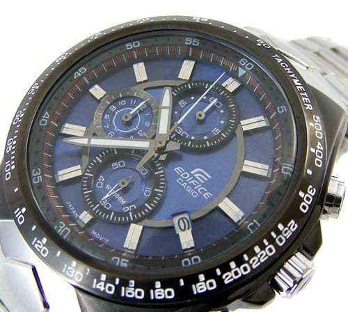 CASIO EDIFICE Tachymeter IP 100m s/s Chronograph
