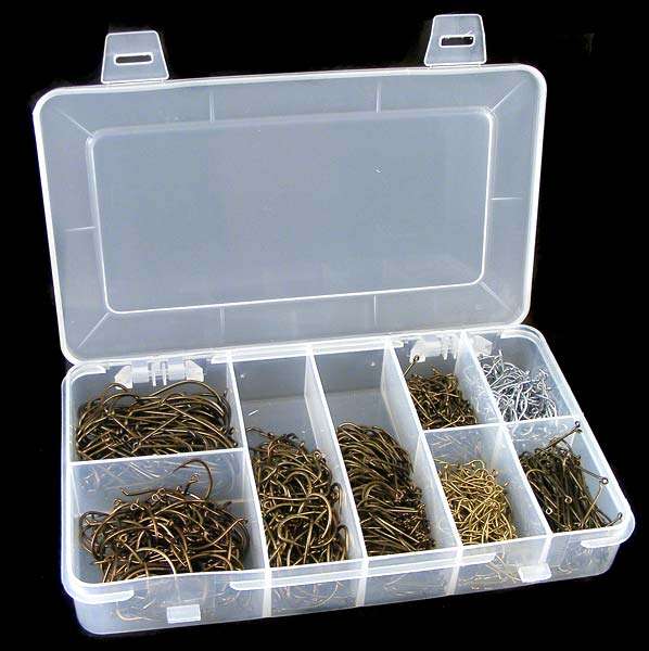 EXCLUSIVE selection 800 MUSTAD HOOKS in Box LARGER SIZES! *R600*