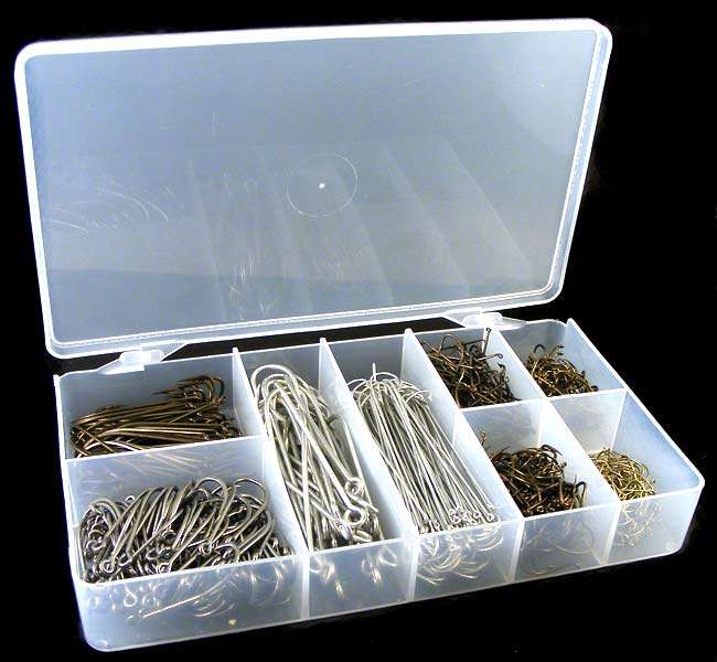 EXCLUSIVE selection 725 MUSTAD HOOKS in Box LARGER SIZES! *R850*
