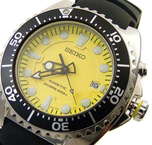 SEIKO KINETIC 6 Month POWER Reserve 200m TRUE SCUBA Diver