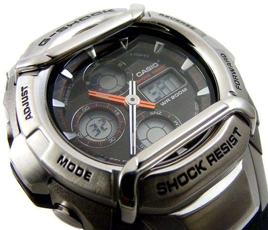 CASIO G-SHOCK COCKPIT WorldTime Ana-Digi S/S Chronograph