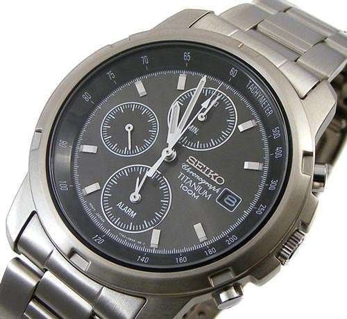 SEIKO TITANIUM 1/5 sec Tachymeter ALARM CHRONOGRAPH!   *R5499.00*
