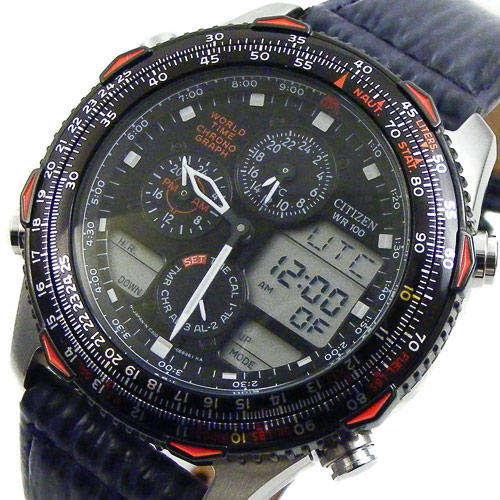 Citizen Promaster NaviHawk RED DEVILS Worldtime Alarm Chronograph!