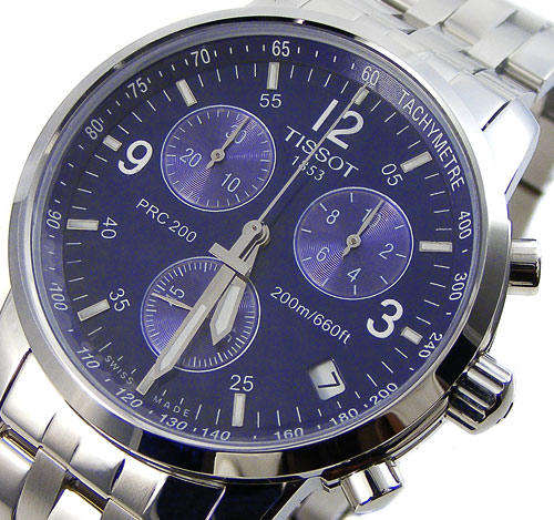 TISSOT PRC200 Swiss Quartz Sapphire Tachymeter Chronograph