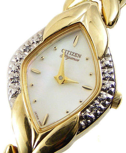 CITIZEN Ladies GoldTone Diamond Mother of Pearl! *R2999*