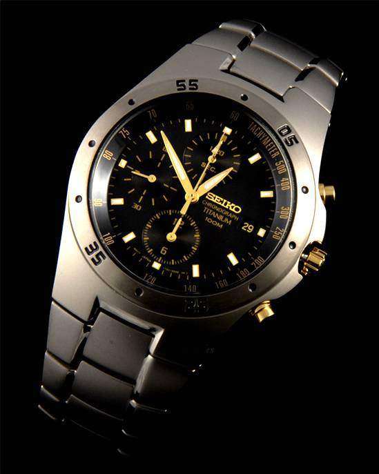 SEIKO FULL TITANIUM Sporttech 1/20sec Chronograph!!!