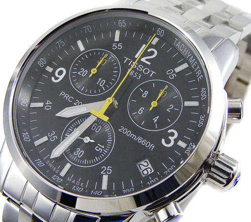 R6000.00 TISSOT PRC200 Swiss Quartz Sapphire Tachymeter Chronograph