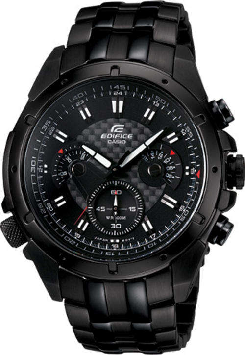 CASIO Black Ion Plated 'Sebastian Vettel' Red Bull Racing Chonograph
