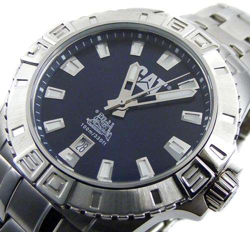 Brand New CATERPILLAR CAT ACTIVE ONE Diver Bezel Stainless Steel Gents Watch!