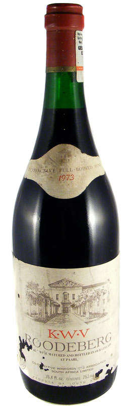 KWV ROODEBERG 1973 - Deceased Estate Wine Collection Auction!