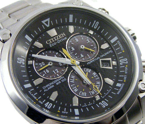CITIZEN Eco-Drive Light Powered Perpetual Alarm Chrono - No more battery changes!