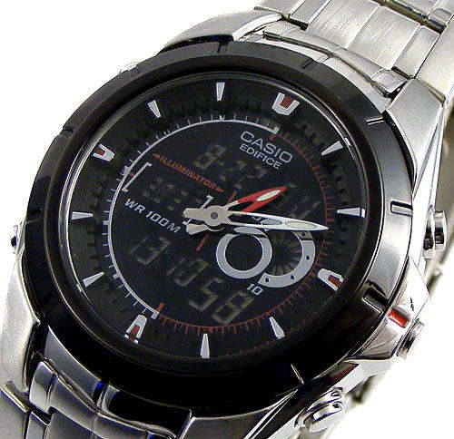 CASIO EDIFICE THERMOMETER Active Dial WorldTime Alarm Chronograph